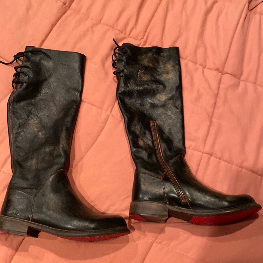 Bed Stu Distressed Knee High Leather Bench Made Boot Size 11  Never worn! No box